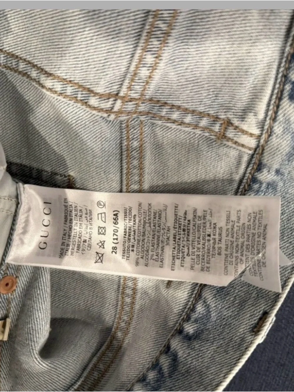 Gucci Light Wash Skinny Men’s Jeans